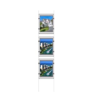 Estate agent led poster frame
