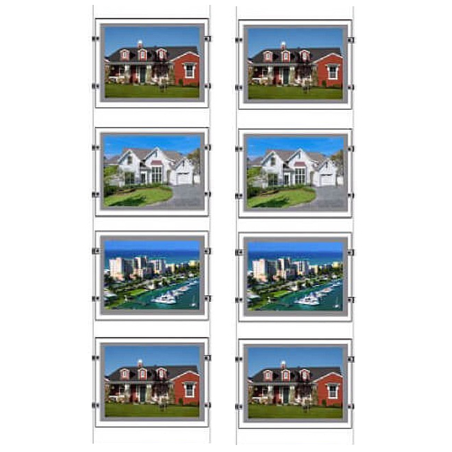 Real Estate window display ideas cable acrylic window signage door signs led frame Real Estate window display ideas cable acrylic window signage door signs led frame